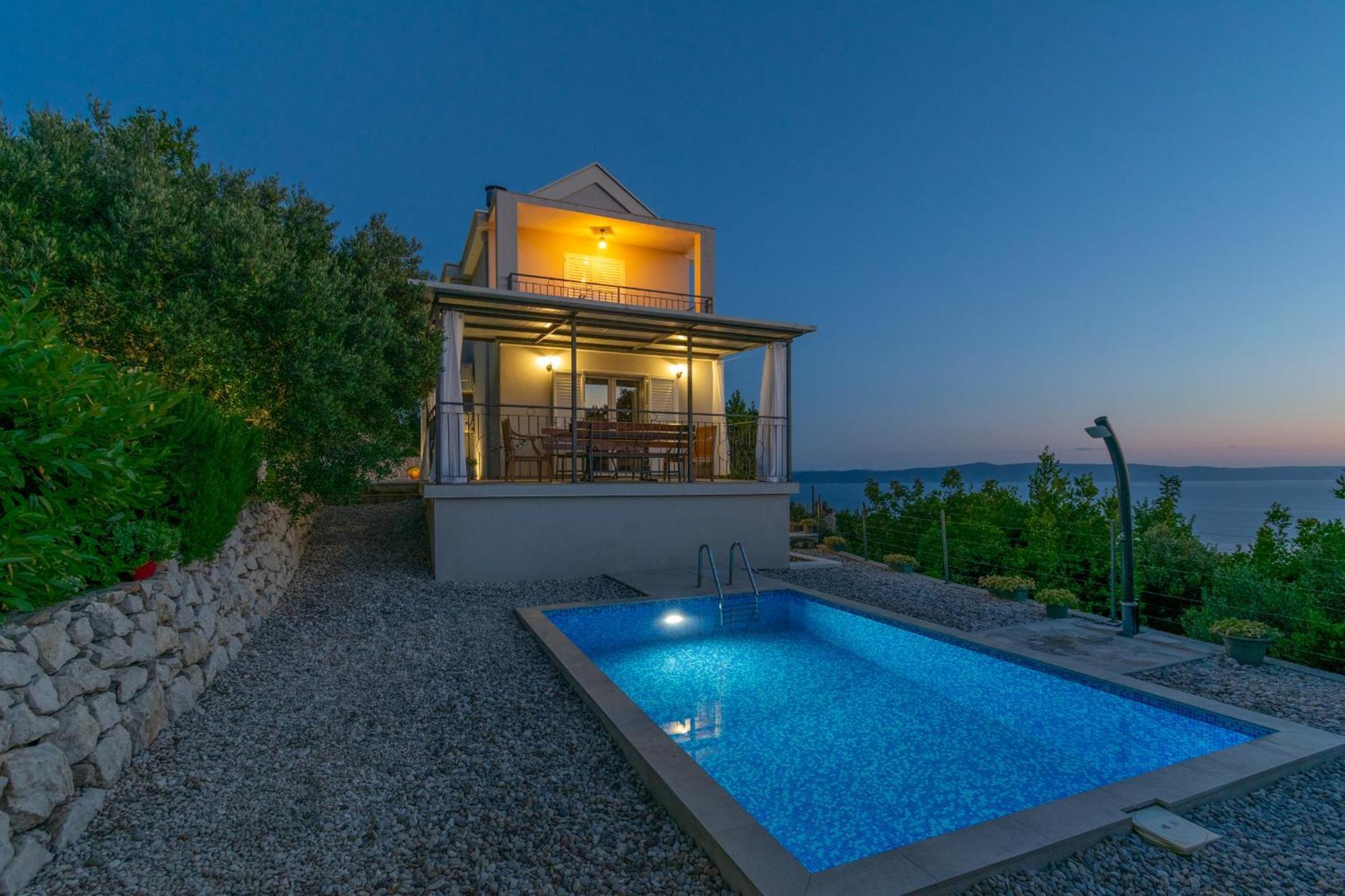 Villa With Sea View Podgora Luaran gambar